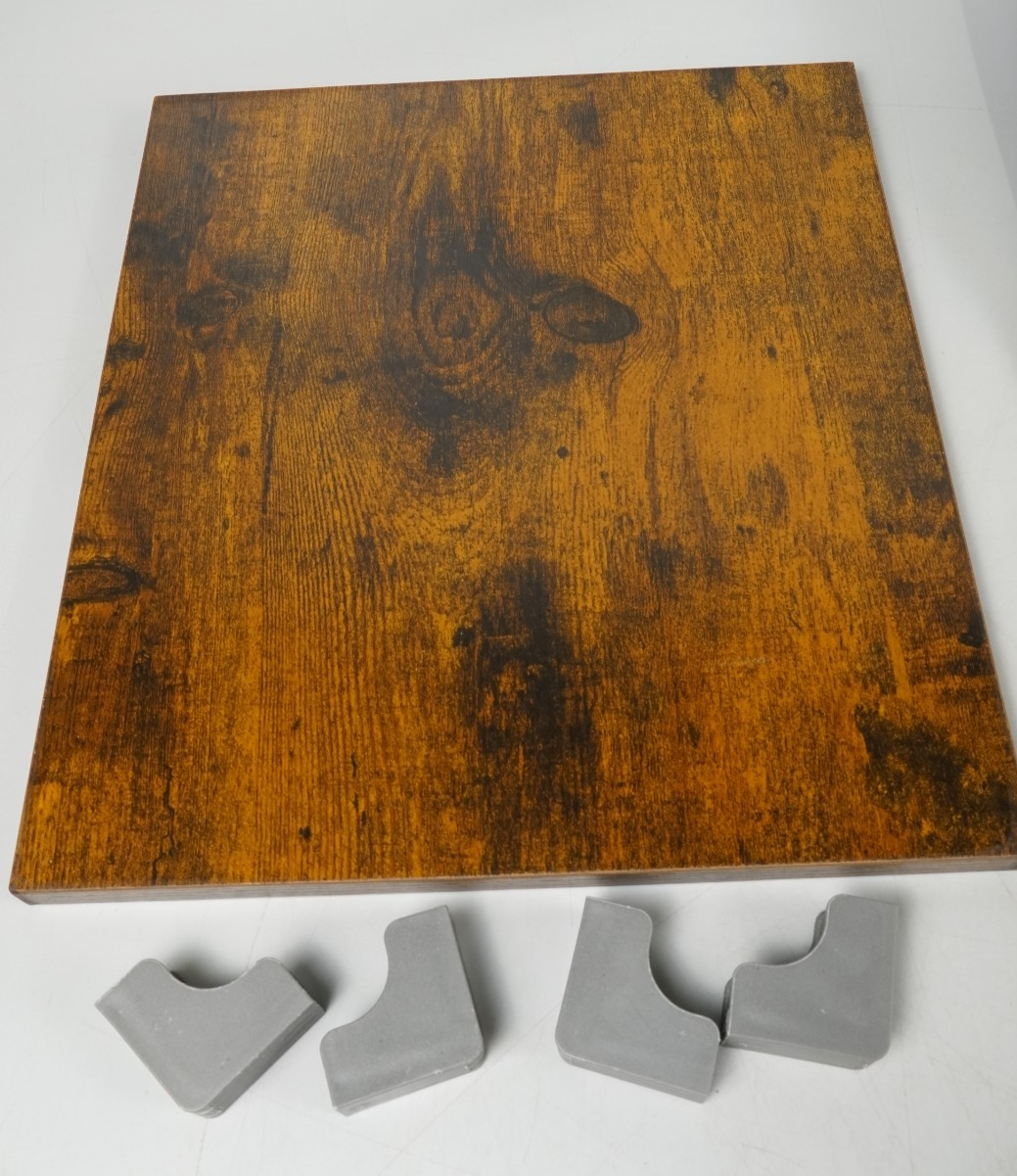 Charging Station Side Table Slim Narrow Bedside Table w 2 AC Outlets & 2 USB