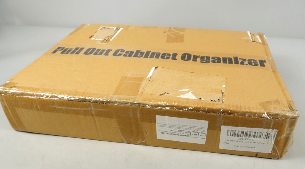 Pull Out Cabinet Organiser Slide Out Drawer Storage for Kitchen White