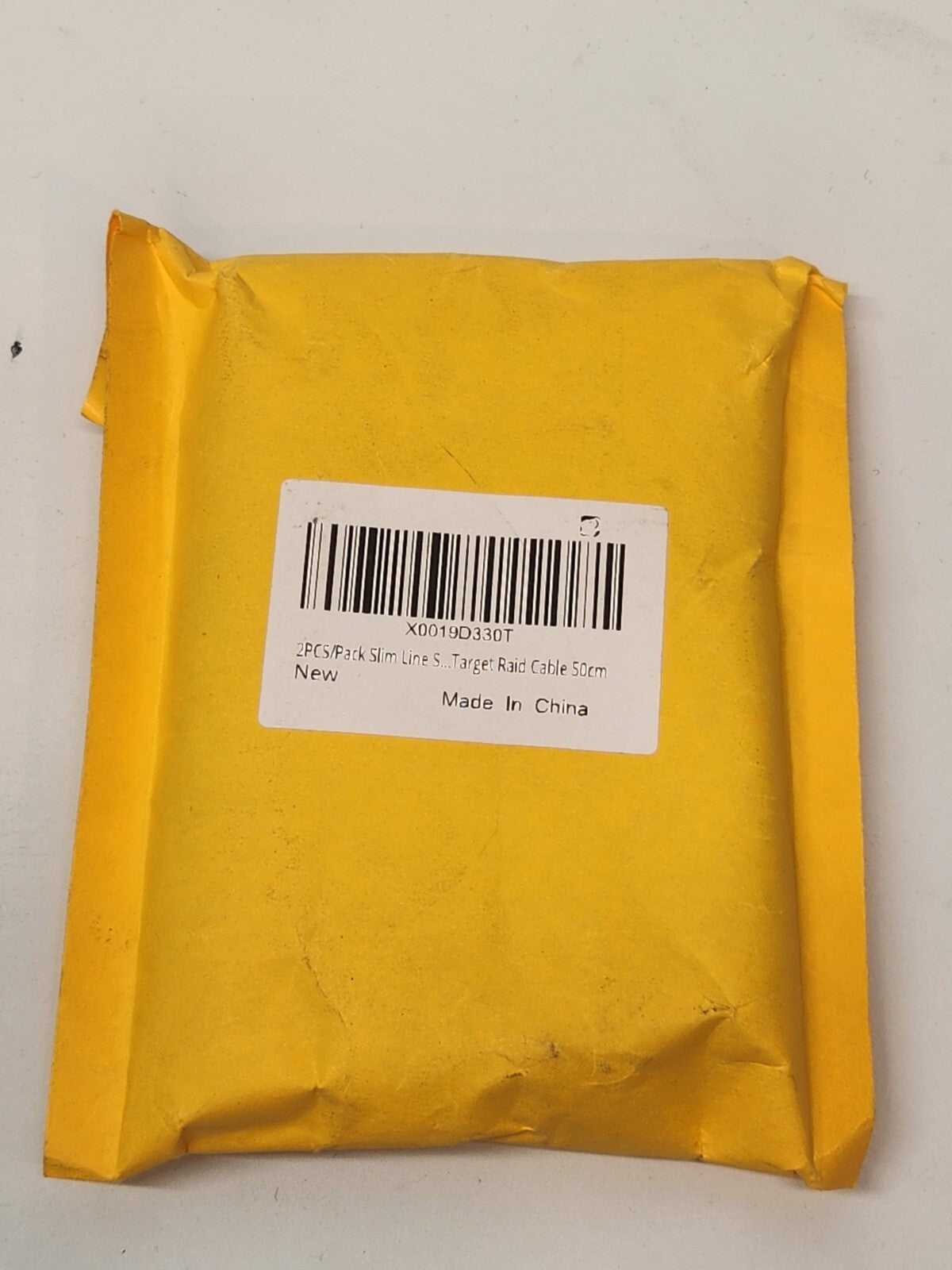 2pcs SAS 4.0 SFF-8654 4i 38pin Host to SFF-8654 38pin Target Raid Cable 50cm