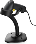 USB 1D Barcode Scanner with Intelligent Stand 220fps Very Fast Inateck BCST-33