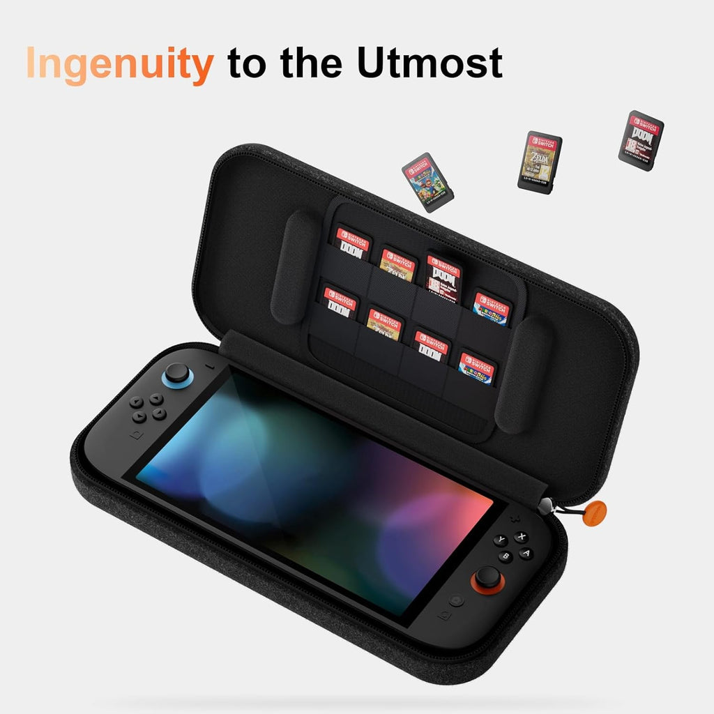 Switch 2 Slim Case for 2025 Nintendo Odourless Felt Portable Full Protection