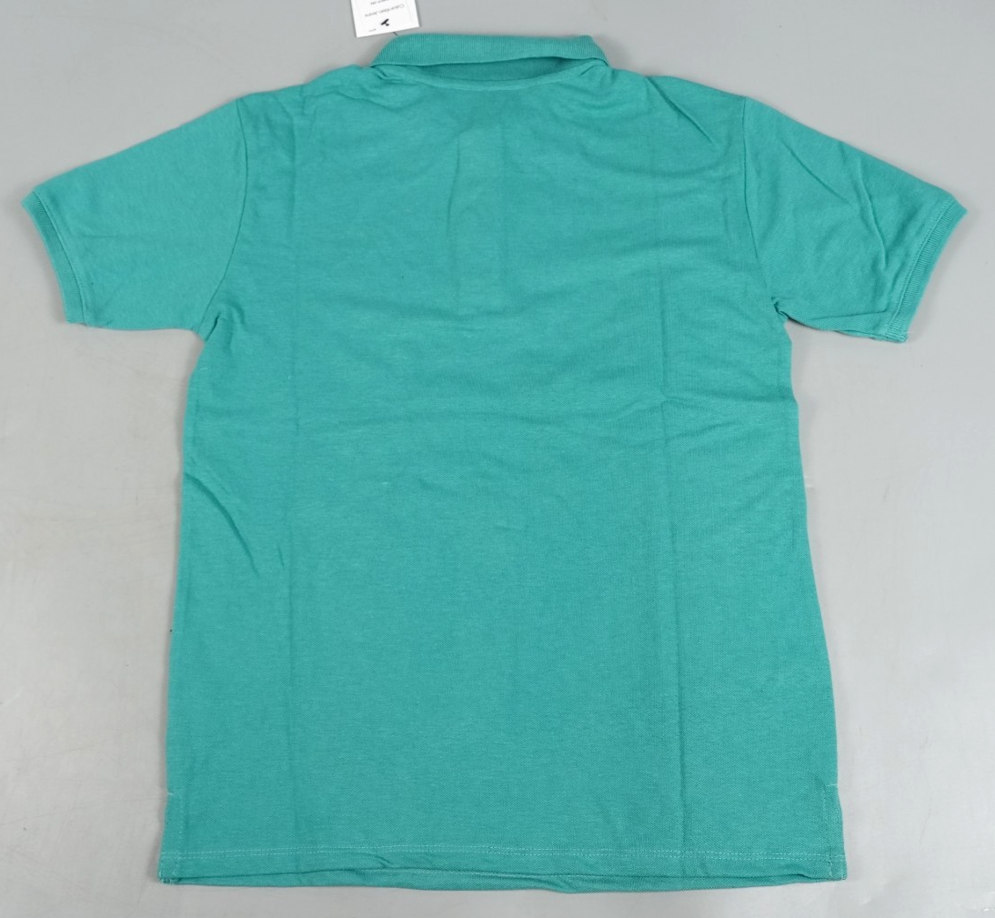 Calvin Klein Kids Polo T-Shirt Turquoise Size: Kids M (10-12yo) Short Sleeve