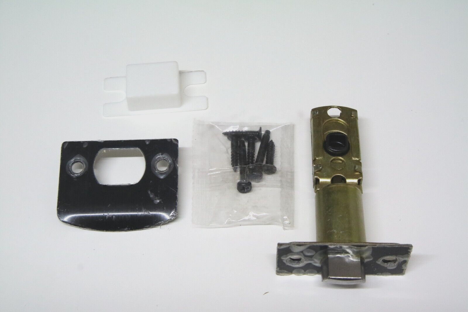 4x Square Door Levers Handle Thumb Turn Matte Black Modern Interior Privacy Door