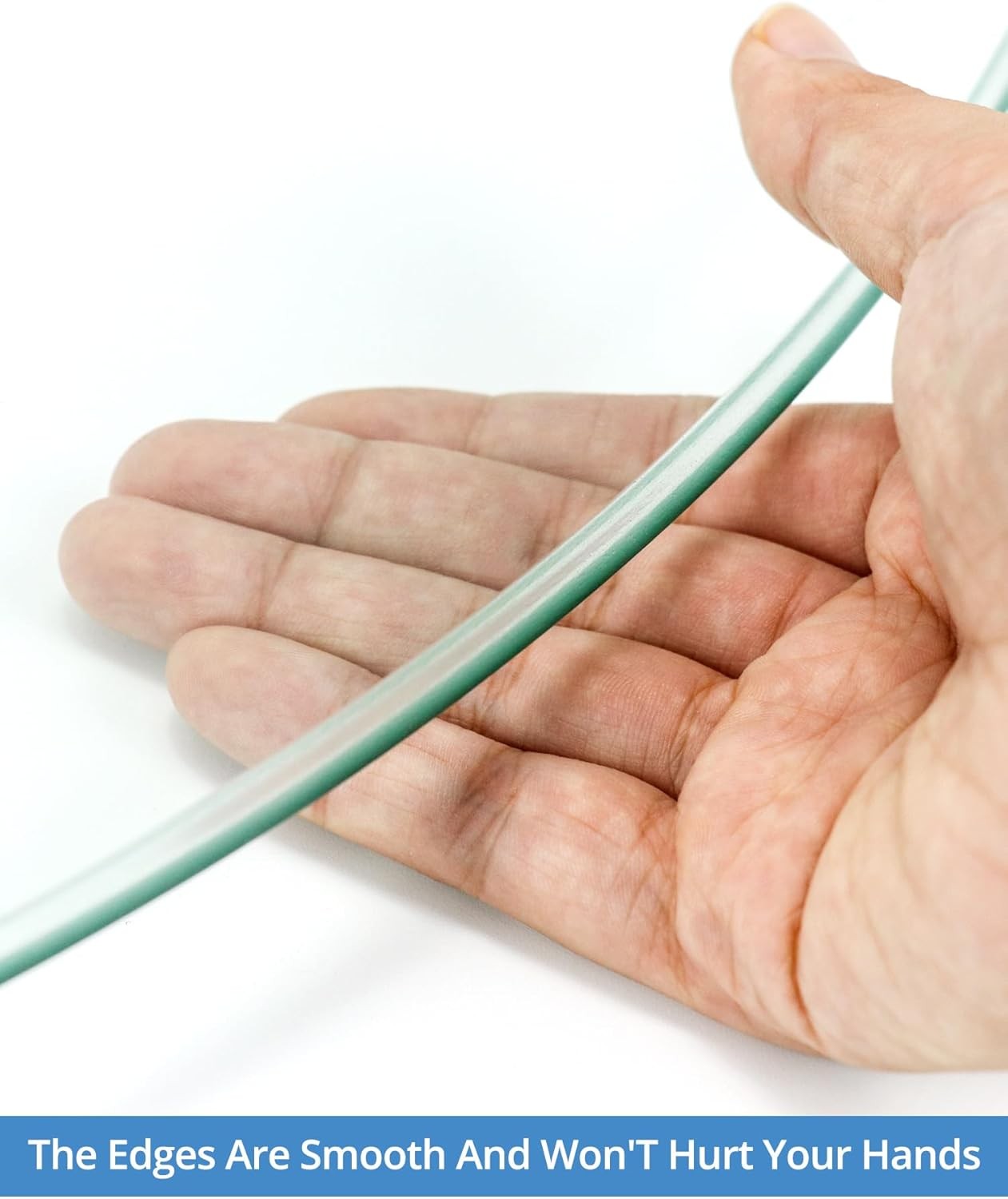 Tempered Glass Lazy Susan 68cm / 26.7in Rotating Serving Plate Swivel Decoration