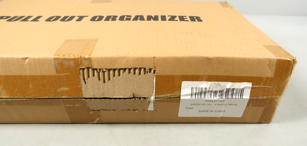 Pull Out Cabinet Organiser Slide Out Drawer Storage for Kitchen White