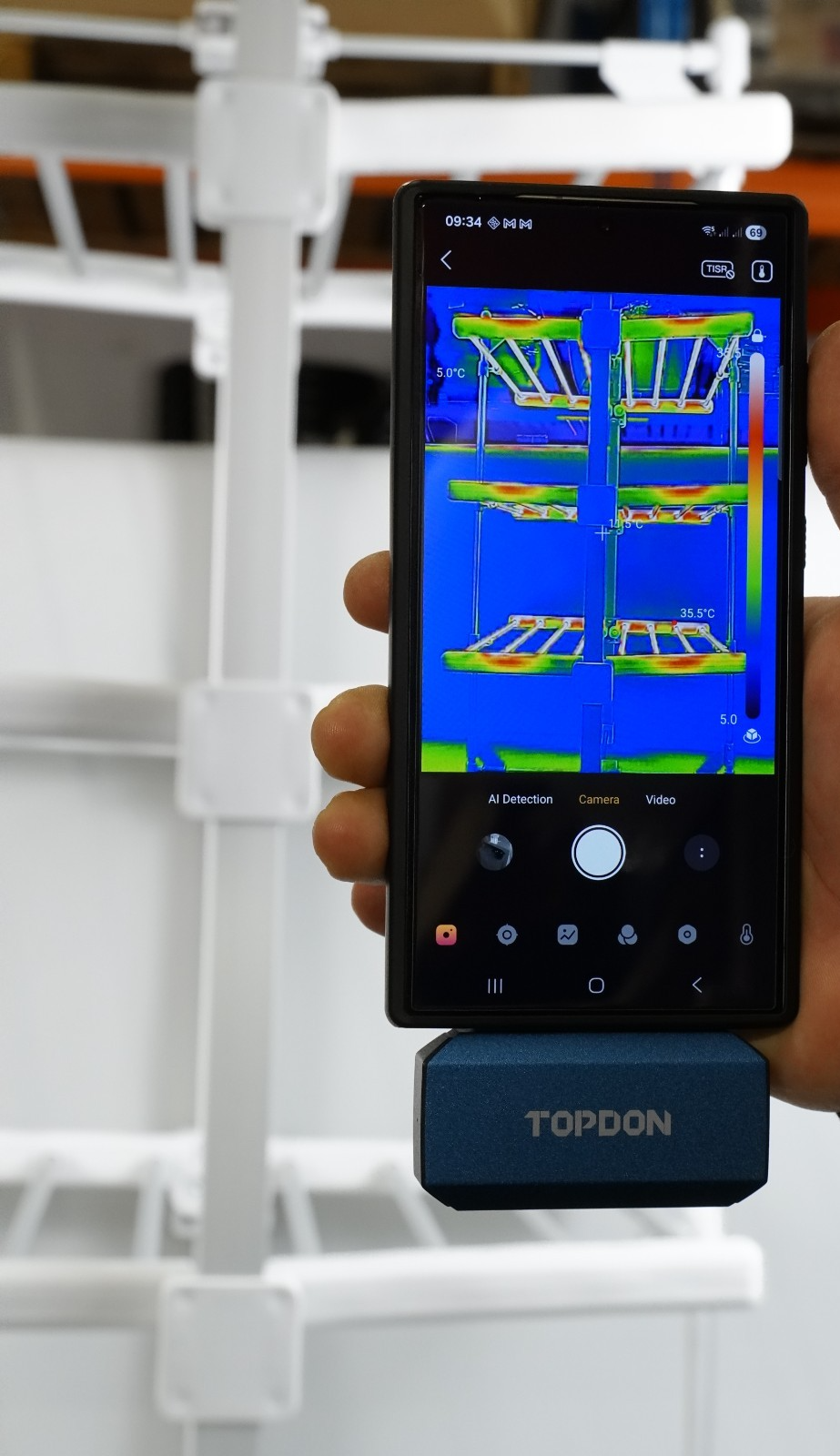 Electric Heated Clothes Airer 3-Tier Dryer Rack with 24 Heated Bars