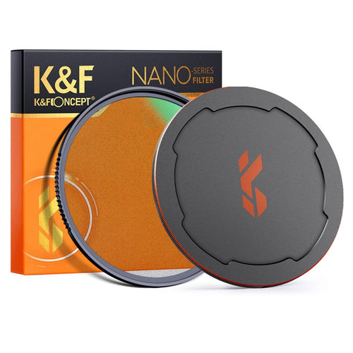 55mm 1/4 Black Diffusion Mist MRC Filter w Cap Soft Glow KentFaith K&F Concept