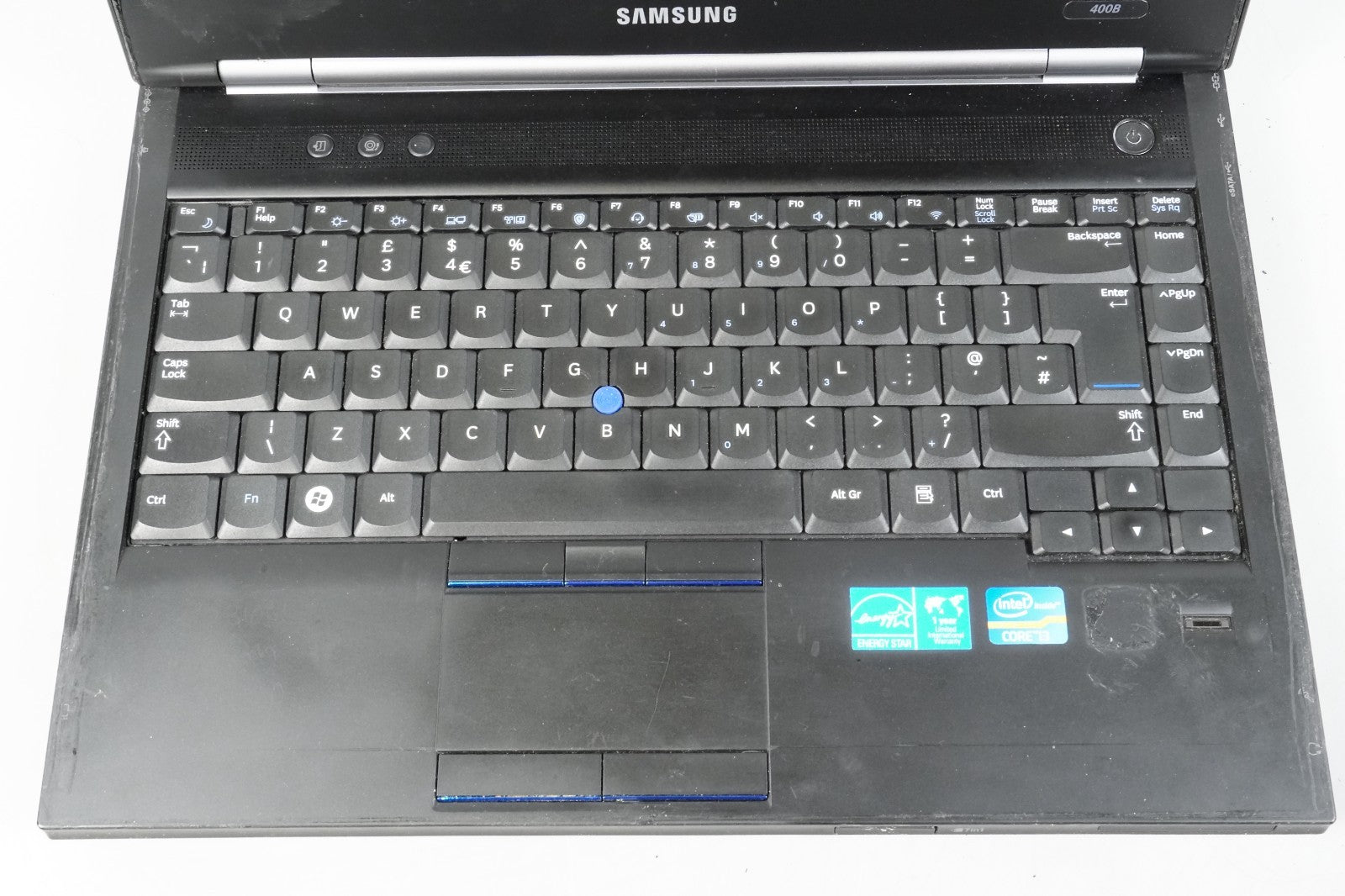 Laptop Samsung 400B Core i3 Intel HD Graphics for Spares or Repairs