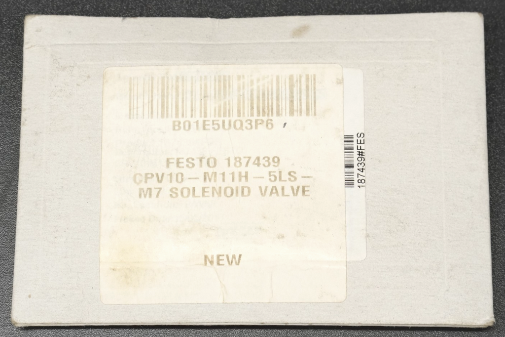 Festo CPV10-M11H-5LS-M7 Solenoid Valve 187439 M7 24V DC J502