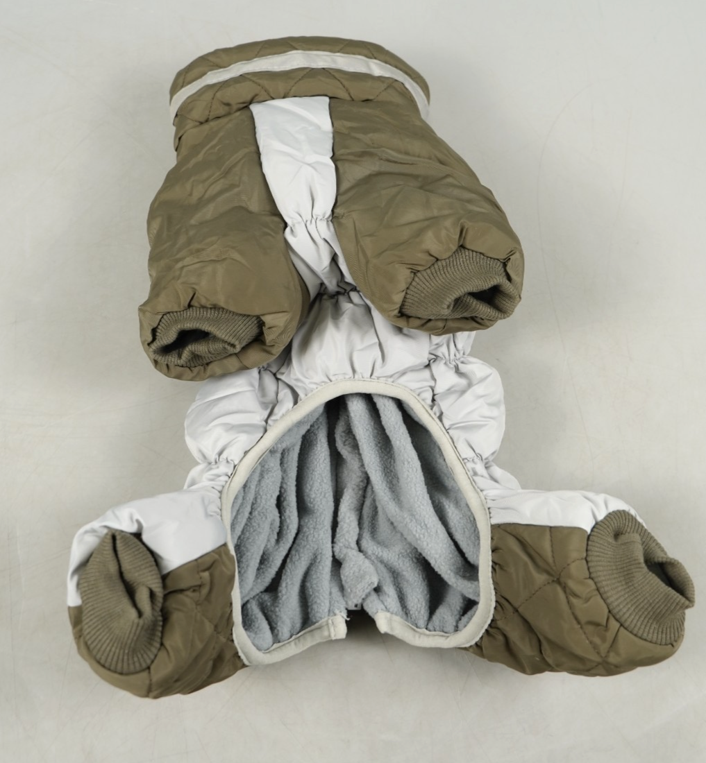 Dog Coat with Harness Warm Dog Windproof Winter Puffer Coat Fleece Small Dogs