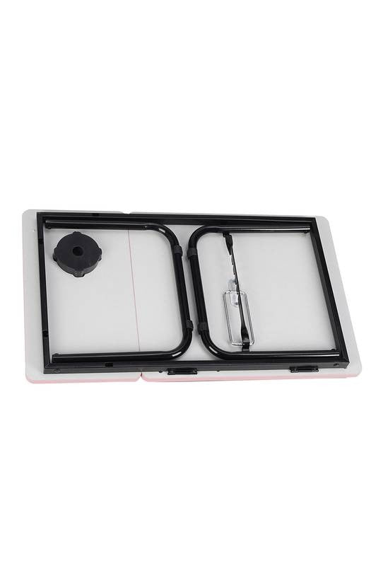 Adjustable Laptop Table with Cup Slot Portable Laptop Stand Bed Table Pink