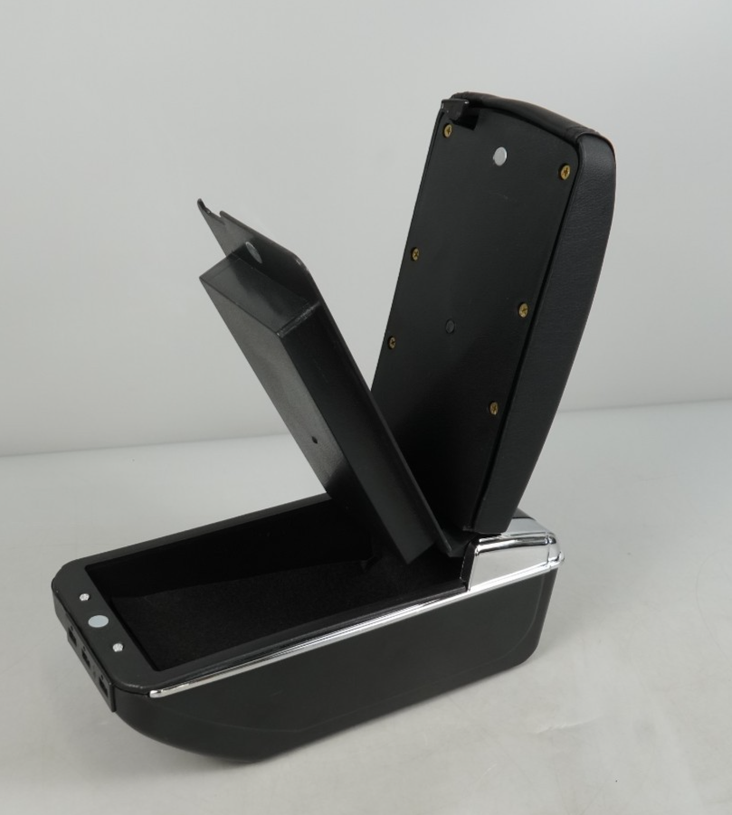 Car Armrest Storage Box with USB Ports for VW Polo MK5 (6R)/VW Vento 2010-2017