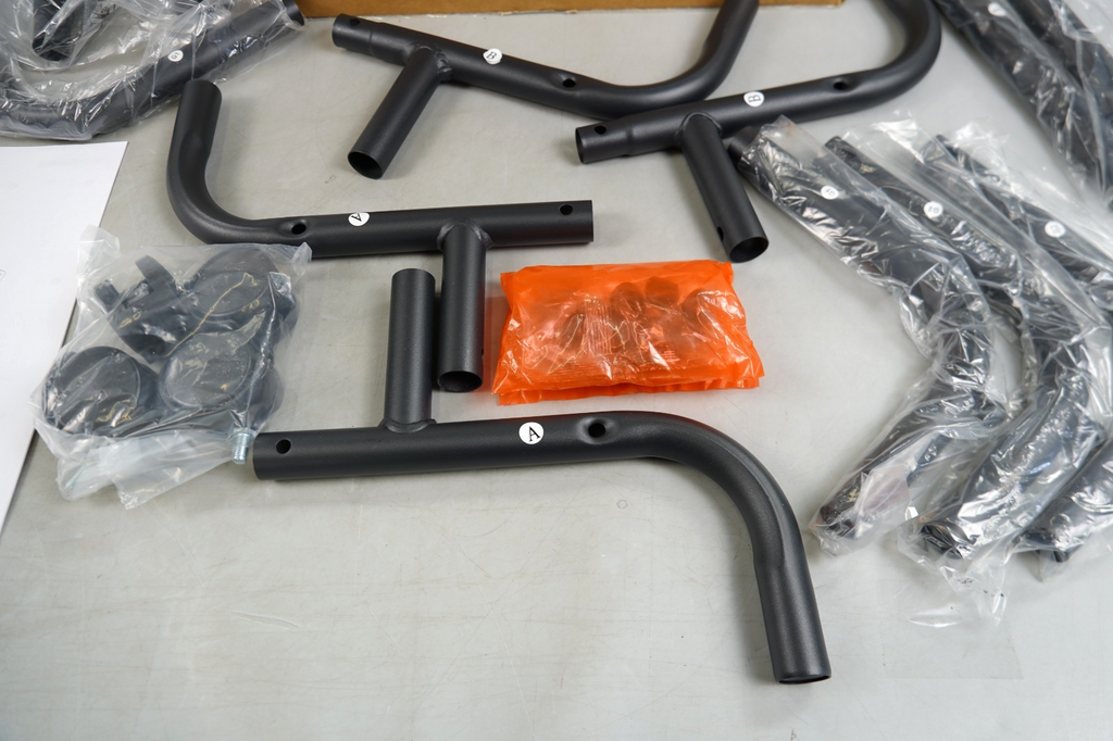 Clothes Rail Moveable Wardrobe Heavy Duty Clothes Rack Black