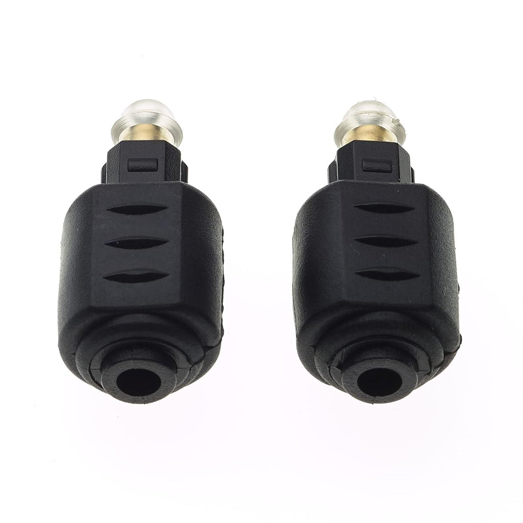 Audio Fibre Optic Adaptor Plug Mini-TOSLINK to TOSLINK Digital S/PDIF Connector
