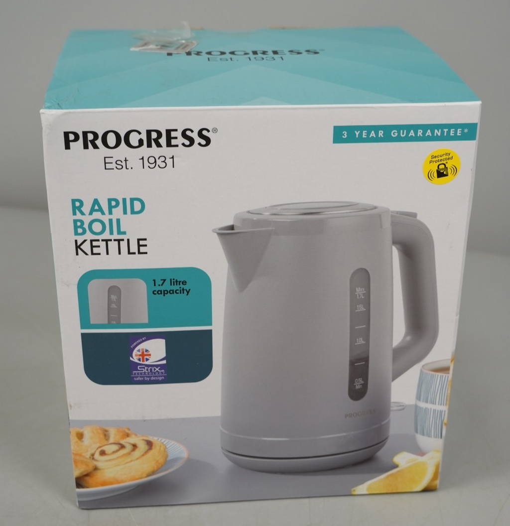 1.7L Kettle Rapid Boil Dry Sensor 360° Swivel Base Modern Electric Kettle