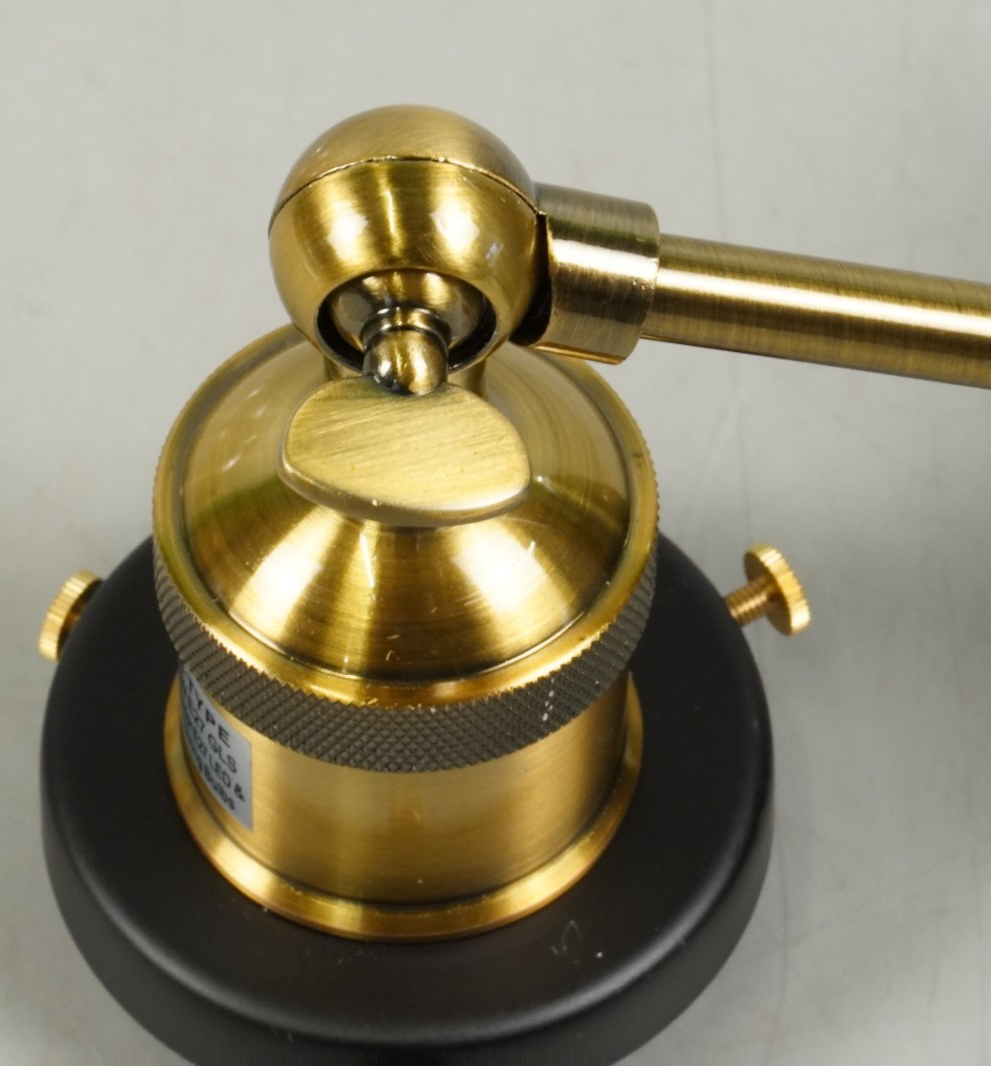 Wall Light Sconce Fitting with Clear Glass Globe Black and Gold Industrial