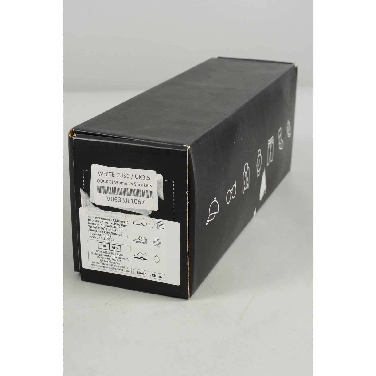 Women Slip On Trainers 3.5UK Sneakers Lightweight Breathable Mesh Sports Shoes