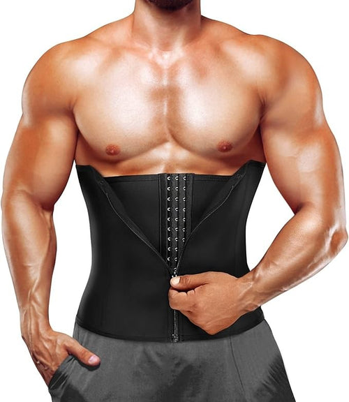 3XL Men Corset Workout Waist Trainer Trimmer Tummy Control Wrap Belly Band