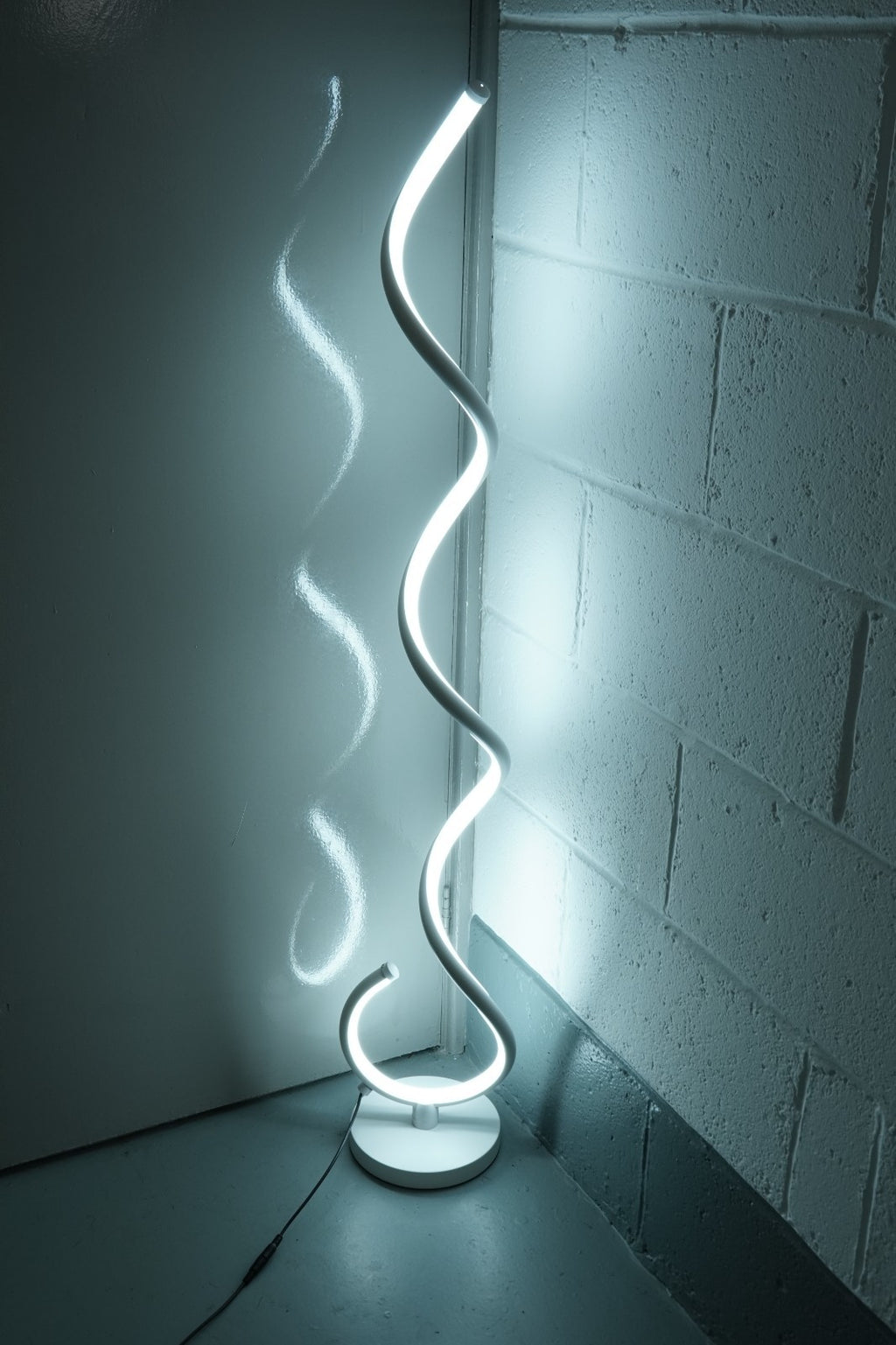 Modern Spiral Floor Lamp 150CM 48W For Living Room Reading Indoor