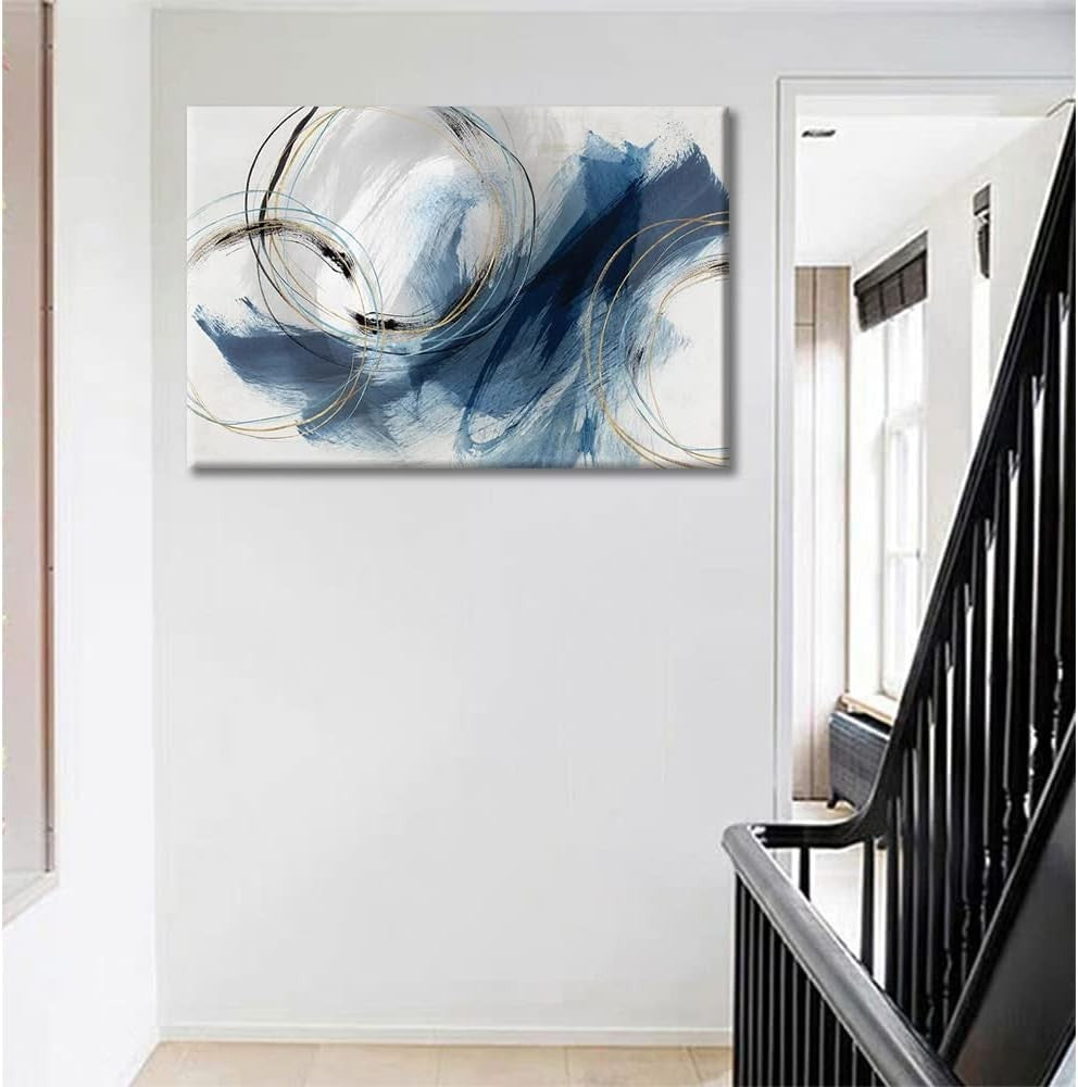 Abstract Canvas Wall Art for Living Room Modern Bedroom Wall Decor 60x90cm