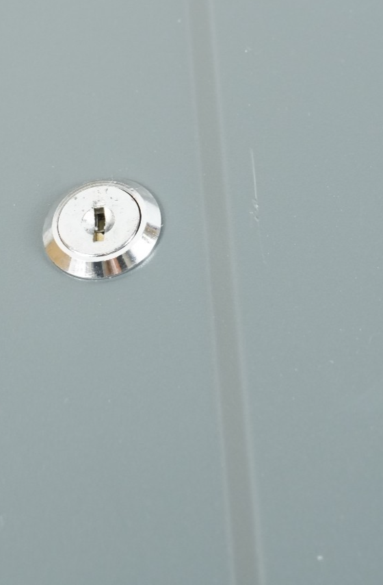 Post Box Steel Wall Mounted with Viewing Windows Name Slot 2 Keys Charcoal Grey