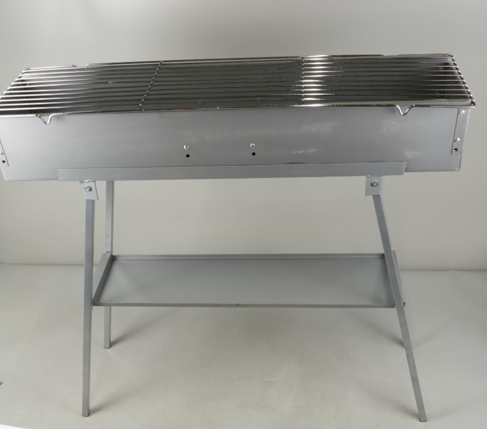 Portable BBQ Charcoal Grill Hibachi Steel BBQ WILLBBQ 31.6x7.1x5.1 inch