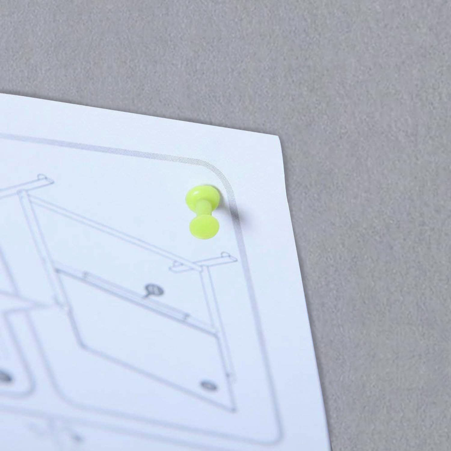 Large Fabric Bulletin Board Foldable Notice Board Felt Grey 180 X 120cm Silver Aluminium Frame