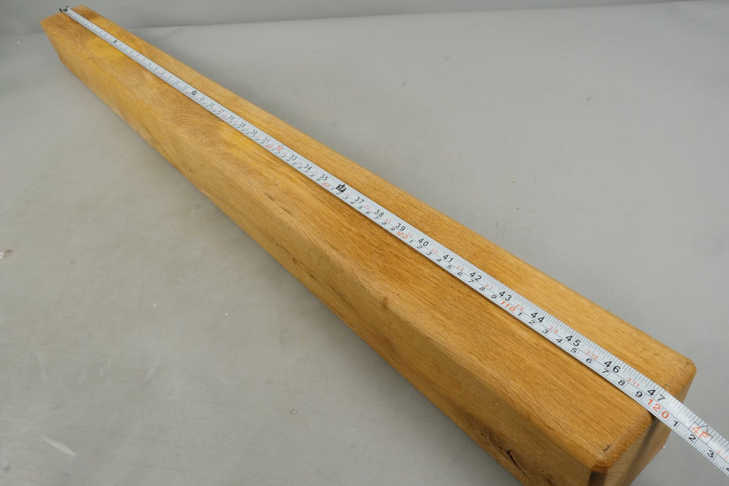Fireplace Mantle Oak Wood Floating Beam 120cm Long - Off the Grain - COLLECTION ONLY