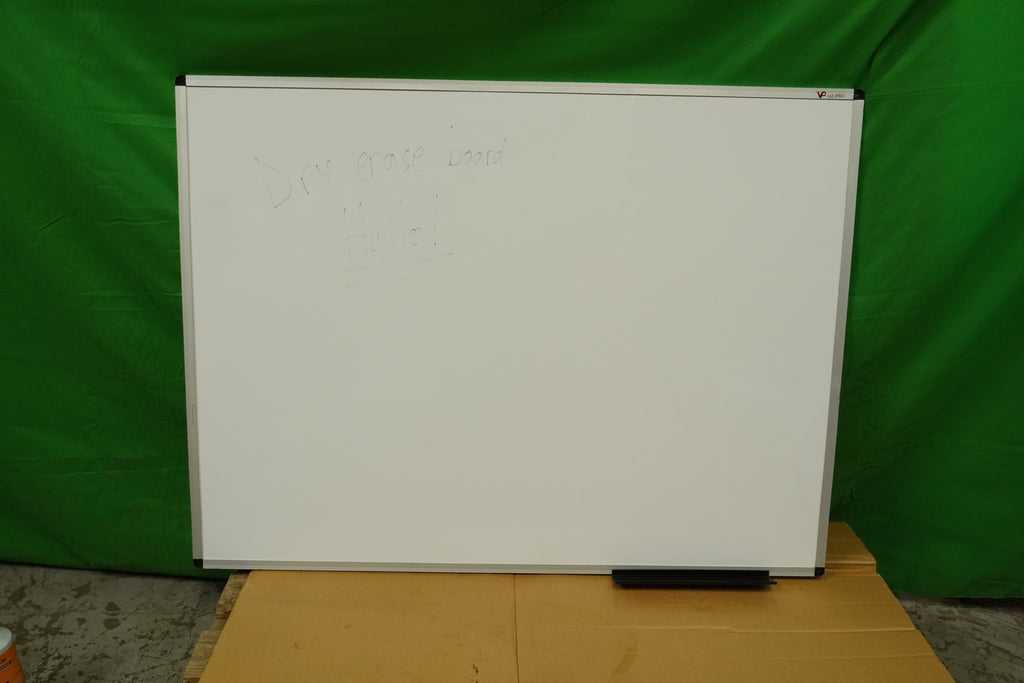 Dry Wipe Magnetic Whiteboard 120x90 cm Dry Erase White Board with Pen Tray - COLLECTION ONLY