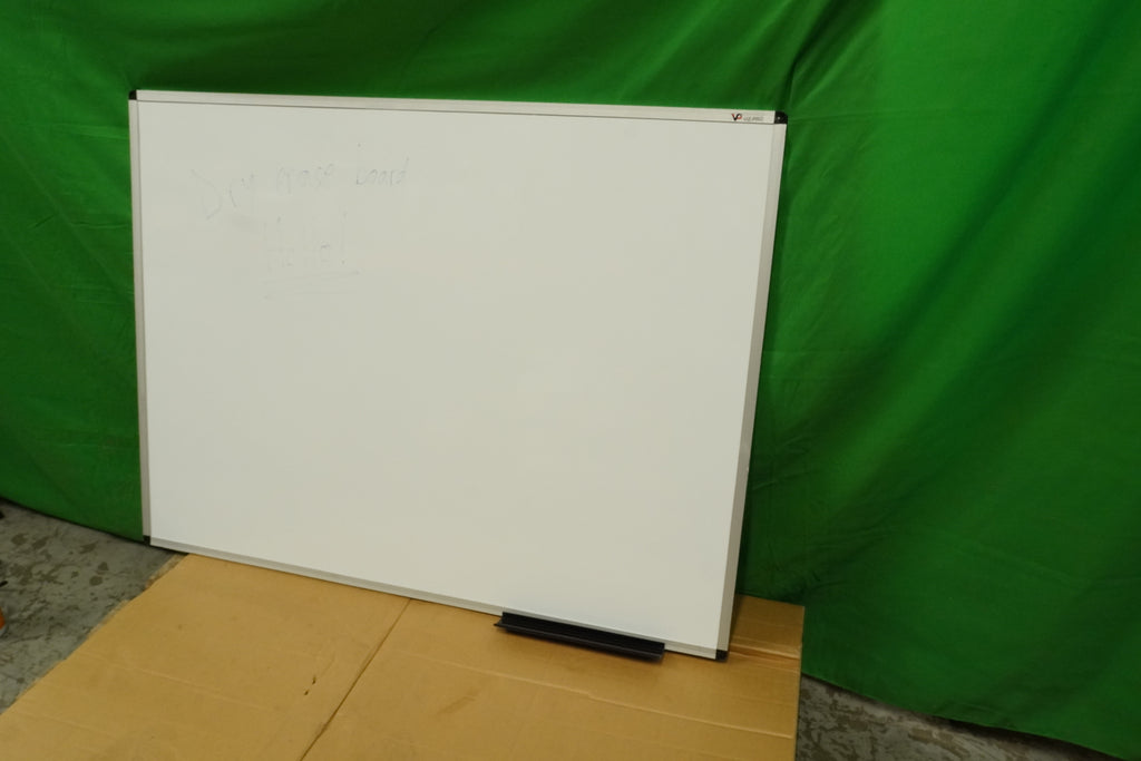 Dry Wipe Magnetic Whiteboard 120x90 cm Dry Erase White Board with Pen Tray - COLLECTION ONLY