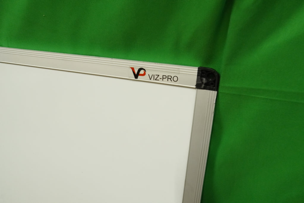 Dry Wipe Magnetic Whiteboard 120x90 cm Dry Erase White Board with Pen Tray - COLLECTION ONLY