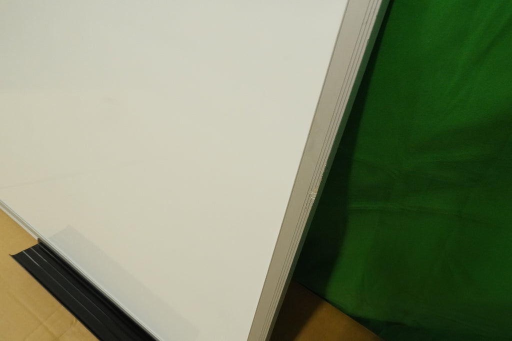 Dry Wipe Magnetic Whiteboard 120x90 cm Dry Erase White Board with Pen Tray - COLLECTION ONLY