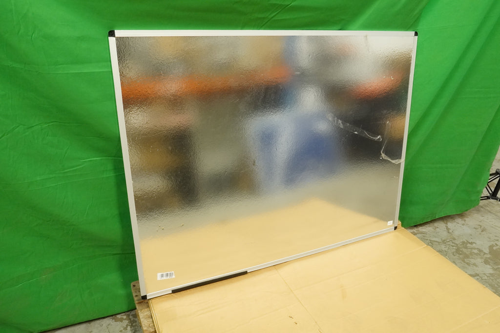 Dry Wipe Magnetic Whiteboard 120x90 cm Dry Erase White Board with Pen Tray - COLLECTION ONLY