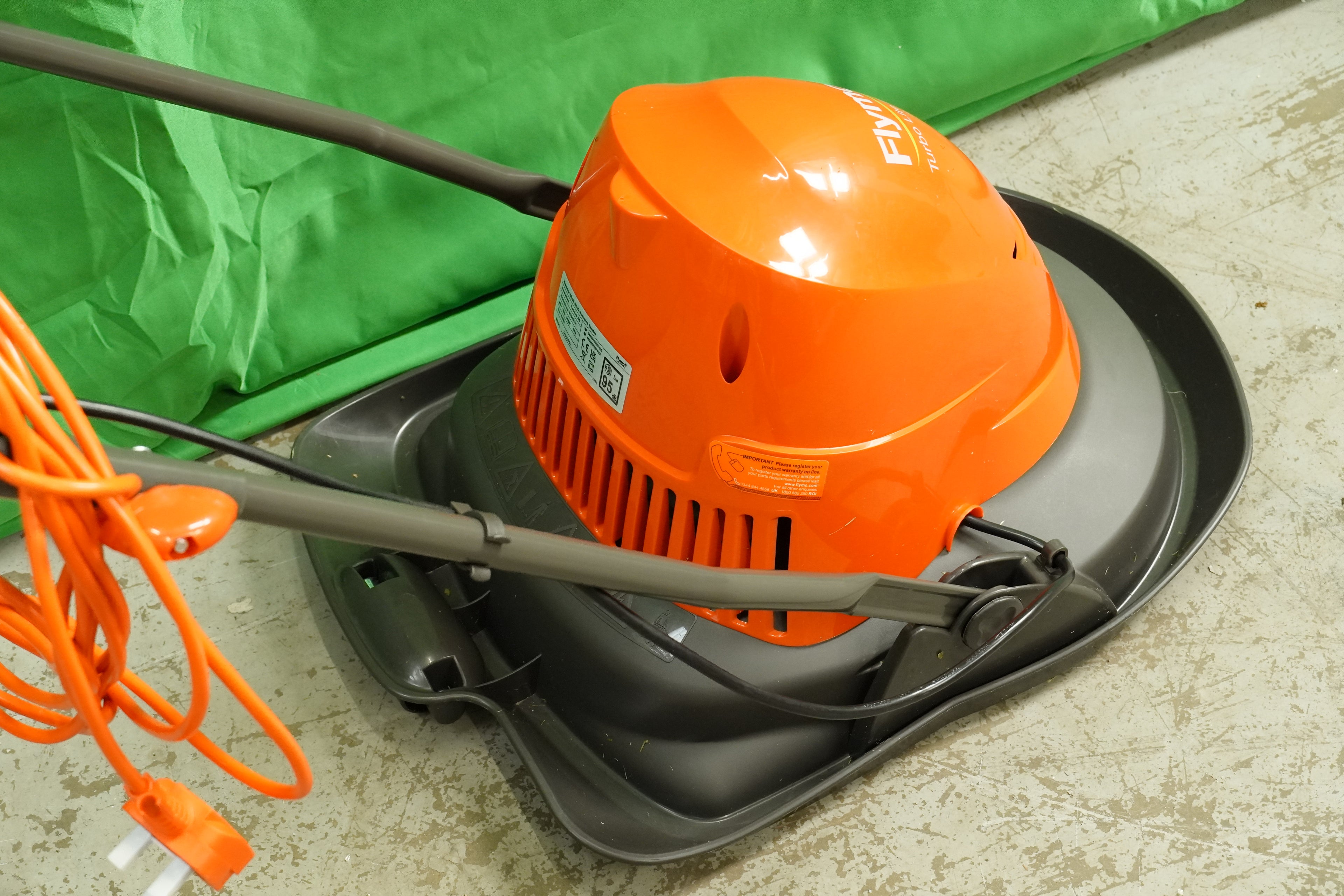 Flymo Hover Lawnmower Turbo Lite 250, 1400 W, 25 cm Cutting Width, Corded Lightweight Mower - COLLECTION ONLY