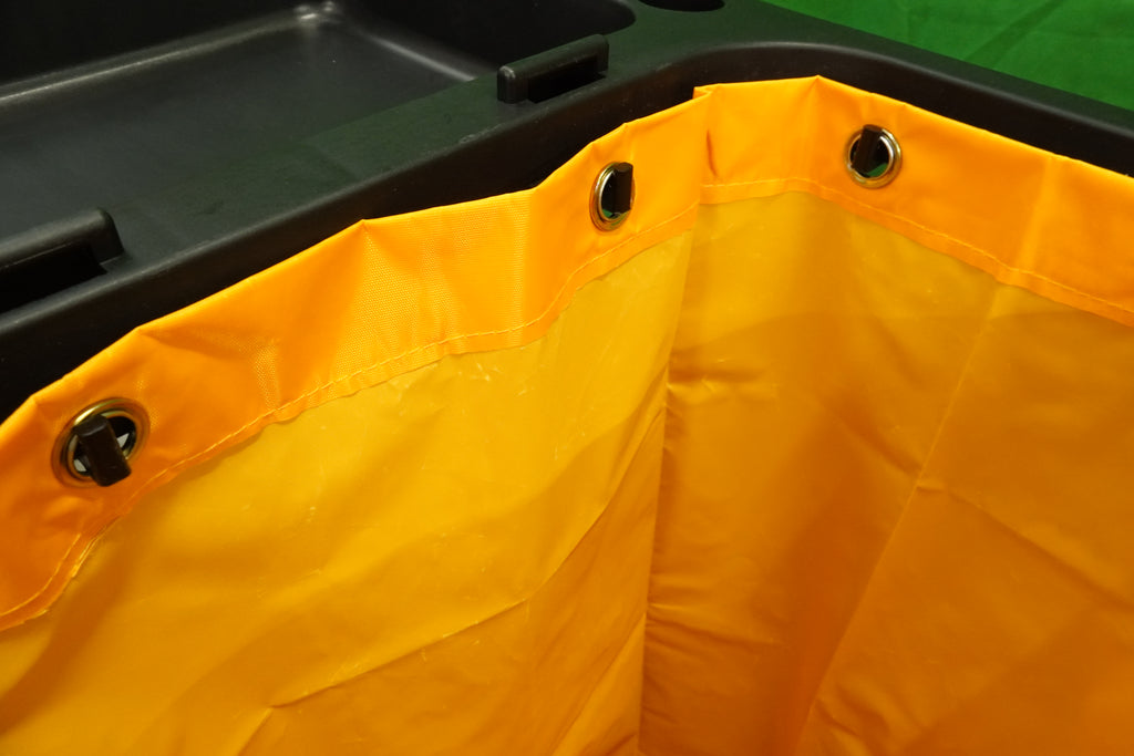 Commercial Cleaning Trolley on Wheels Cart Cleaning Heavy Duty Janitor Cart 3-Tier