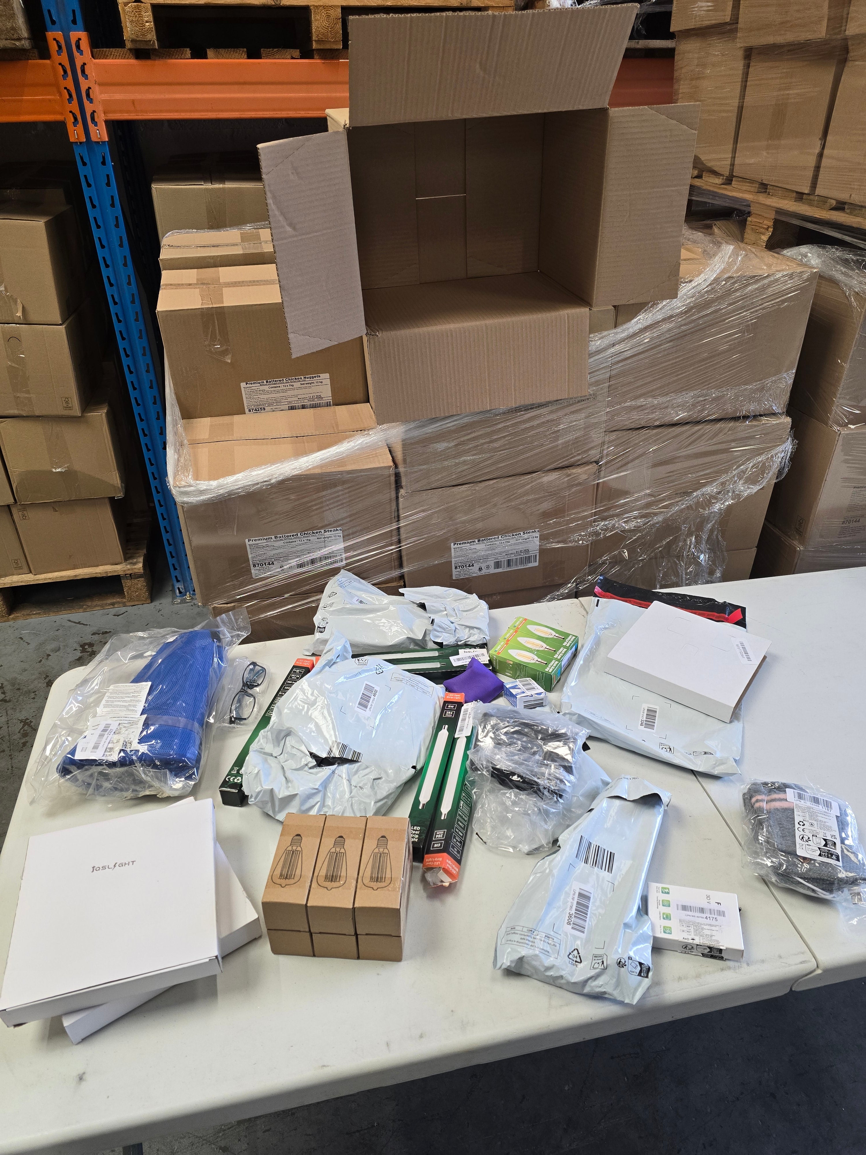 18 Mystery Boxes Half Pallets – Mixed New & Returned Stock
