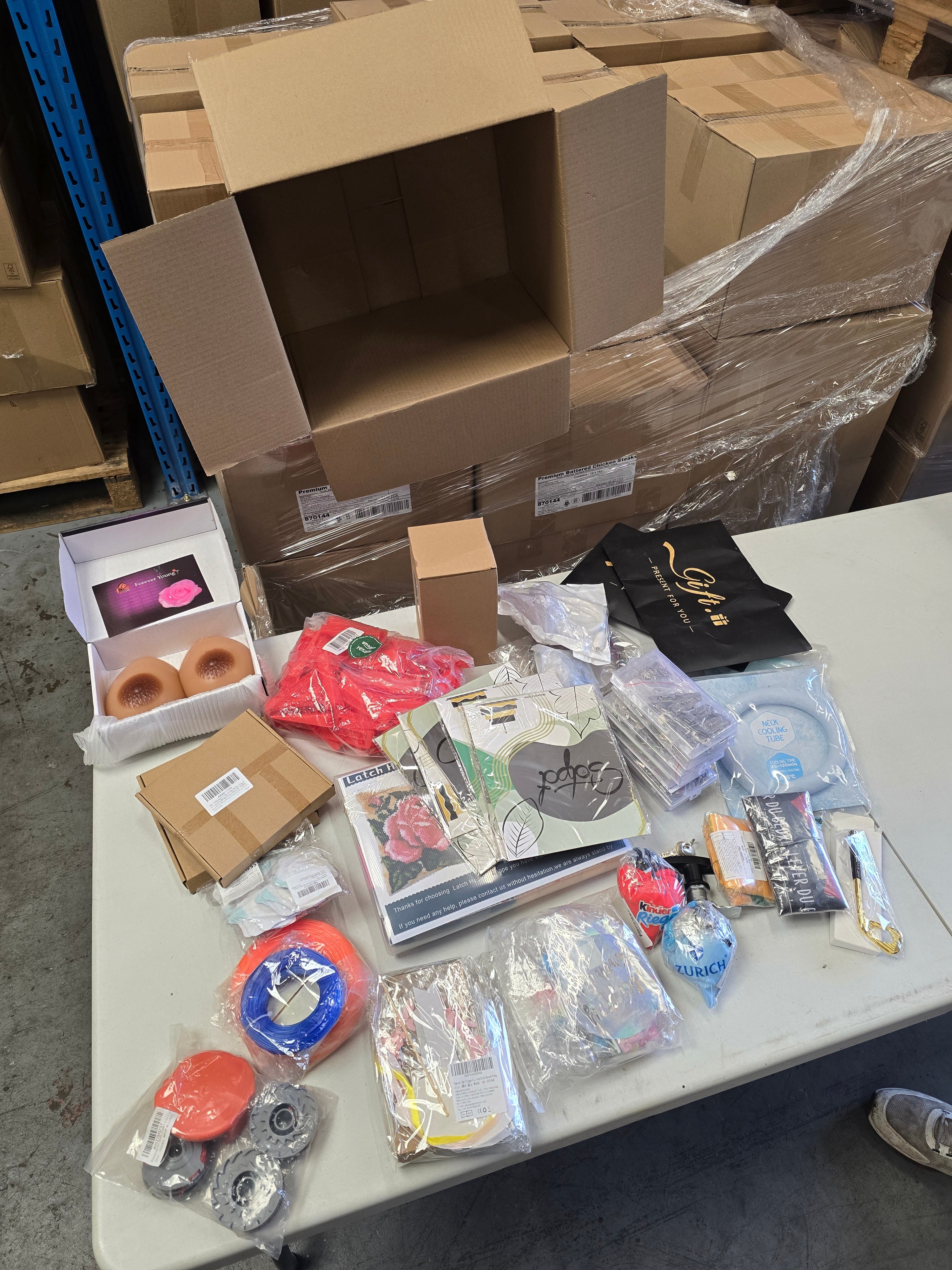 18 Mystery Boxes Half Pallets – Mixed New & Returned Stock